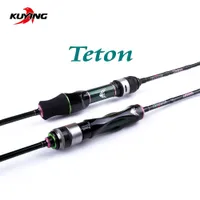 KUYING Teton 1.75m 5'10" Spinning Carbon-Casting-Stream Fast Speed ​​Aktion Gummifischrute Angelrute Pole-Stock-Cane 0.3-3g Lure
