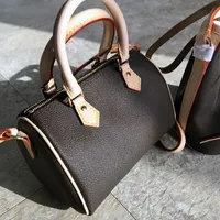 Designer-2020 Atacado Novo Genuíno Lady Messenger Bag Phone Bolsa de Madeira Matchel Nano Travesseiro Bolsa de Ombro Bolsa