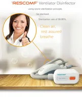 C-PAP Cleaner ve Dezenfektan | CPAP APAP BIPAP Makinesi Temizleyici Sterilizatör Temizleme Kiti Resme Respironics Tüp ve Maske