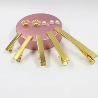 Venta clips de oro individual Metal de punta de las horquillas de pelo del cocodrilo del arco Korker 32mm / 42mm / 46mm / 56mm / 76mm 300pcs