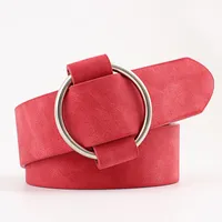 Badinka Nowy Projektant Gold Round Metal Circle Pas Kobieta Czarny Biały Czerwony Talii Paski Dla Kobiet Dżinsy Spodnie Cinturones Mujer Darmowa Wysyłka