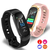 Fitness Tracker Cardiofrequenzimetro Smart Bracelet Misurazione della pressione sanguigna Impermeabile IP67 Smart Band Watch per donna Uomo