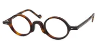 Mens Optical Lunettes Marque Hommes Femmes Retro Round Eyeglasses Cadre Vintage planche Spectacle Cadres Petite Taille Myopie Lunettes Lunettes