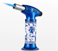 Yeni Lüks Torch Puro Çakmak Porselen Gaz Çakmak Kamp Açık Barbekü için CL-500 DHL FEDEXFree Gemi
