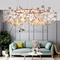 Firefly chandelier Nordic creative personality simple modern atmospheric Pendant Lamps bedroom lamp living room restaurant chandelier