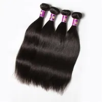 2017 nueva llegada color natural precio barato peruano sedoso recto 4 Bundles / lote Virgin Remy Hair envío gratis