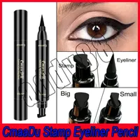 2019 Cmaadu New Brand Liquid Eye Liner Pencil MakeUp eye Pencil Waterproof Black Double-ended Makeup eyeshadow Stamp Eyeliner Pencil