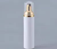 80ML Foam Disper Bottles with Gold Pump Top-Plastic Maketic Molution Storage Container Foam Foam Soap Disperser Jar SN174