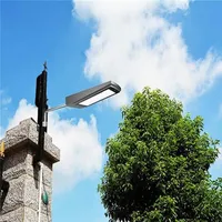 مستشعر حركة الرادار مستشعر الطاقة الشمسية 108 LED Street Light 15W 2100LM أمن الإضاءة ليلة في الهواء الطلق لحديقة شارع Path Street