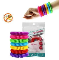 Eva Elastic Mosquito Repellent Armband Anti Mosquito Pure Natural Armband Band för vuxen och barn Skadedjurskontroll Armband