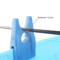 Universal Rotating Clip Bucket Brackets Kopf Angelausrüstung Zubehör Angelrutenhalter Halterung Eisfischen Halter