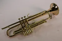 Orijinal mavi vaka ile Bach Modeli LT190L1B Ticari Bb Trompet MINT DURUMU Altın Vernik Fosfor bakır Horn Bell