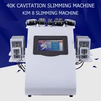 6 I 1 Ultraljud Cavitation Machine 40K Ultraljud Cavitation Lipolaser RF Vaccum Slimming Body Weight Redge Lipo Contouring Equipment