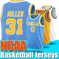 NCAA UCLA 0 Russell Jersey Westbrook 31 Reggie Jerseys Miller University of California College Koszykówka Koszulki