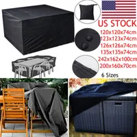 العلامة التجارية الجديدة ذات الأسلوب الثقيل مقاوم للماء Rattan Cube Outdoor Cover Garden Patio Furniture Sofa Home