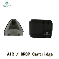 100% Authentic Suroin Drop Cartridge Pods Suroin Air Rifinible Pod Sostituzione di Pod Capo per bobina per caduta e kit aria MTL VAPING POD vuoto