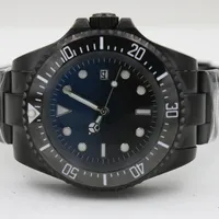 Zee Luxe Klassieke Blauw Zwart Mannen Horloges Sea Dweller Mechanische Automatische Horloges Diep 5 M Waterdichte Keramische Rring Auto Datum Sporthorloge