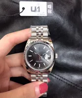 Kobieta średniej wielkości Datejust Automatyczny Wristwatch 36mm Dial Składana klamra Ze Stali Nierdzewnej Oryginalny Zapięcie Sapphire Szkło