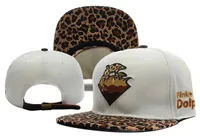 2020 Soporte de verano Moda Pink Delfín Leopardo Strapack Caps de béisbol Gorras Huesos Para Mujeres Hombres Snapback Outdoor Sombreros