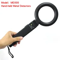 détecteur véritable main détecteur de métaux portable à main ronde haute sensibilité MD300 MD300 sensibilité alarme vibration réglable
