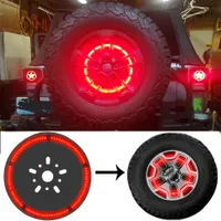 Luz de freio de pneu sobressalente LED 3Rd Terceira Lâmpada de iluminação de roda para Jeep Wrangler 1997-2018 JK TJ LJ YJ CJ