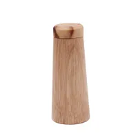 Natural Wood Dugout Zigaretten-Etui mit Keramik-Rohr-Schlauch-Kegel geformt One Hitter Rauchervorratsgläser Dry Kräuter Box Ursprünglichkeit 16yh E1
