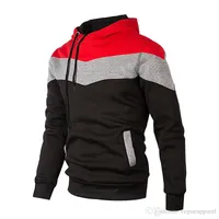 2018 heren winterjas windbreker rits hoodies 9 kleuren leisure track jas XS online goedkoop