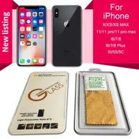 Gehard Glass Screen Protector voor iPhone SE 2020 iPhone 12 11 PRO MAX X / XS MAX XR 6/7/8 PLUS 9H