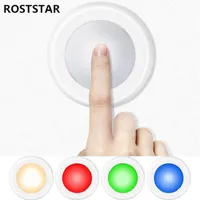 Hot sale Smart IR Remote Control Dimmable Color-Adjustable Cabinet light,Dimmable Multicolor LED Small Night Light Home Decorative lamp.