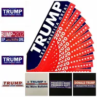 Trump Car Stickers 13 Styles 76*23mm Keep Make America Great Again Donald Trump Stickers Bumper Sticker Novelty Items 10pcs/set OOA6901