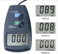 Analiz Aletleri Dijital 0 ~ 50000 Lux Işık Ölçer 3 Aralığı Luminometer Fotometre