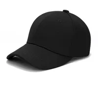 Baseball Cap Classic Adjustable Plain Hat Men Women color black