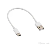 Micro Type C USB Laddare Kabel 20cm Korta 2A Fast Charge USB-kablar för Samsung S6 S7 S8 Xiaomi Androd Smart Cell Phone