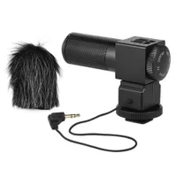 Freeshaping Pro Photography Entretien sur le microphone sur caméra d'enregistrement de microphone pour Nikon Canon Sony DSLR Caméra DV Caméscope
