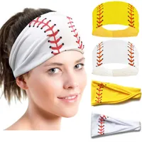 heiße verkaufender Softball Kopfband Schweißabsorption Stirnband männliche und weibliches Haar mit Yoga-Fitness-Studentenwettbewerb Kopftuch