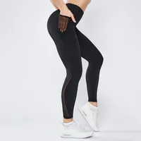 1 pezzo sexy push-up abbigliamento fitness della nuova maglia che impiomba nylon calzamaglia di alta Vita Anche Sport Yoga Pants