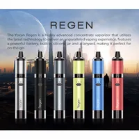 Autêntico Yocan Regen Kit 1100mAh Vape Pen Kits QTC Bobina Cera Vaporizador 3.0V-4.V Ajustável 6 Cores