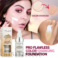 30мл TLM изменяющий цвет жидкий тональный крем для макияжа Изменение оттенка кожи путем смешивания жидкого покрытия