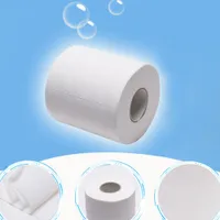 Wolesale Ultra Yumuşak Beyaz Tuvalet Kağıdı 10 Rulo 4ply Kağıt Doku Aile Güvenli Eko Dostu Havlu Doku Ev Rulo Tuvalet Kağıdı Kağıdı