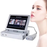Yeni 20000 çekim ultrason yüz germe ve vücut zayıflama için 4 mhz hifu yüz bakım makinesi fabrika fiyat