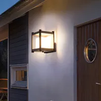 Solar Outdoor Wall Lamp Waterdichte gangpad Moderne Minimalistische Creatieve Villa Tuin Balkon Wandlamp 10023