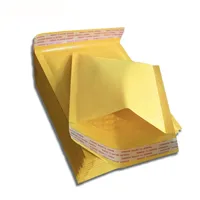 11x13cm 4.3''x5.1 '' Bolsas de almacenamiento Paquete de CD Materiales de envío Papel Kraft Poly Bubble Mailer Auto-sellado Envíos acolchados Sobres Envíos de bolsas
