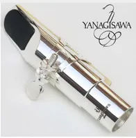 Yanagisawa Saxofone Alto Bocal De Metal Banhado A Prata Bocal Sax Boca Boca Peças todos os tipos 5-9 número