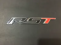 Bilklistermärke 2019-2021 RST Letter BadgeInserts för Silverado Tailgate Emblem