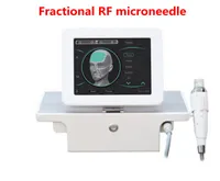 Punho de projeto com 4 dicas Fracionar RF Microneedle Machine Cuidados Faciais Corpo emagrecimento Estrias Remoção DHL