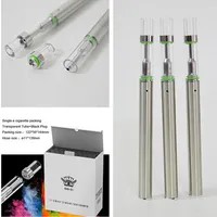 BUD D1 Einweg-Keramik-Coil Vape Pen 310 mAh Batterie Starter Kits Ecig Vaporizer Ölzerstäubern 150-200 Puffs Leere E-Zigaretten Huge Vapor