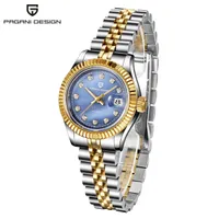 Pagani Sapphire Top Brand Роскошные женские наручные часы из нержавеющей стали кварцевые часы современные наручные часы женщины