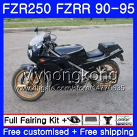 FZRR For YAMAHA FZR-250 FZR 250R stock new black FZR250 90 91 92 93 94 95 250HM.14 FZR 250 FZR250R 1990 1991 1992 1993 1994 1995 Fairing kit