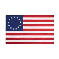 American Betsy Ross Flag Polyester 90 * 150 см 13 звезд США США Американский флаг Бетси Росс для украшения ZZA1132
