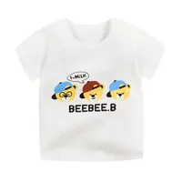 Camisetas Nuevo algodón hermano hermano niños niños estampado de dibujos animados t shirts Tops Ropa Tee